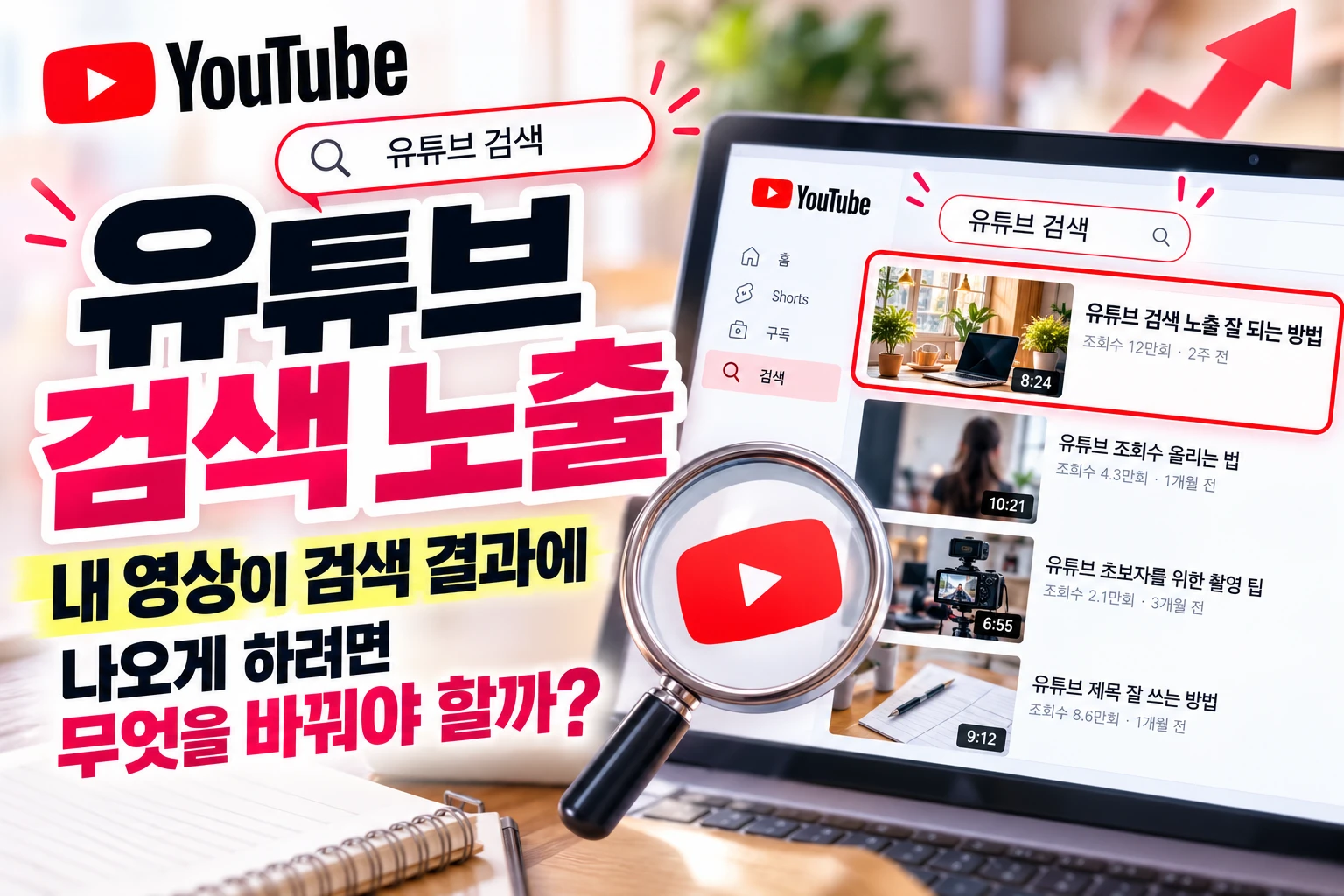 유튜브 검색 노출, 내 영상이 검색 결과에 나오게 하려면 무엇을 바꿔야 할까?